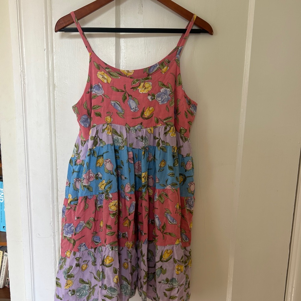 Vintage floral babydoll dress